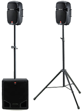 JBL Eon 515 + 518 available for rent